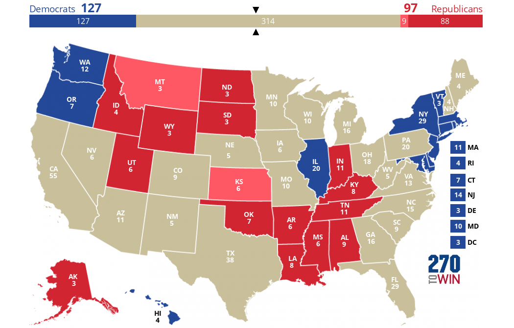 2024 Presidential Election Interactive Map