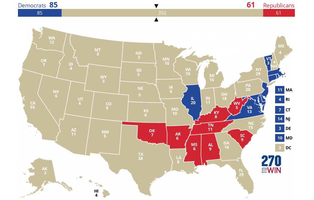 2024 Presidential Election Interactive Map