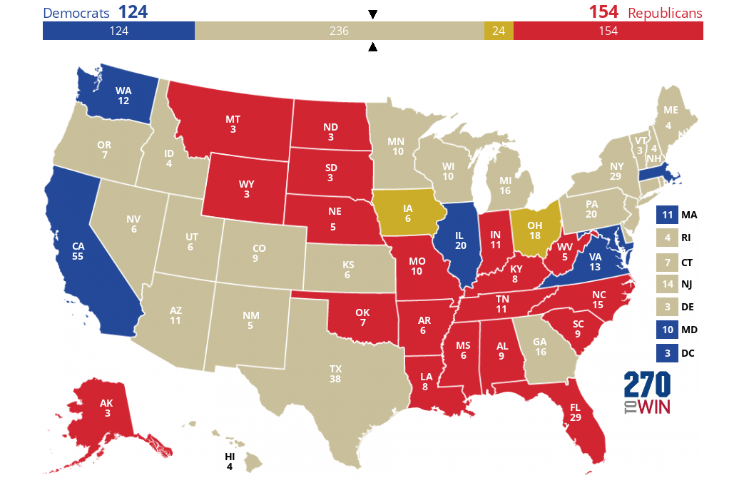 2024 Presidential Election Interactive Map