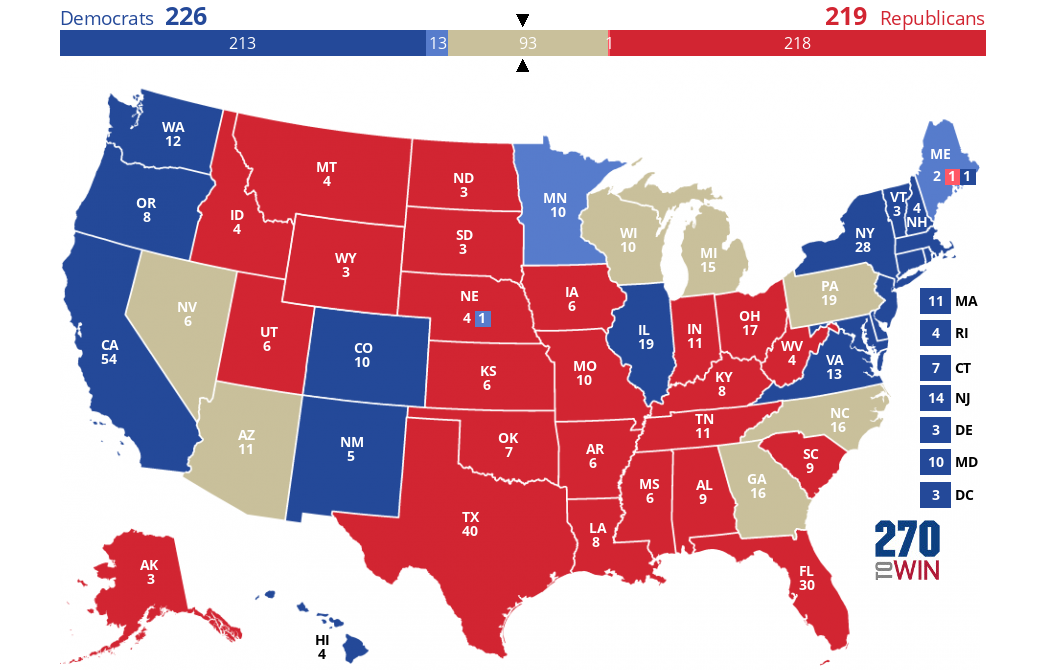 RacetotheWH 2024 Presidential Forecast