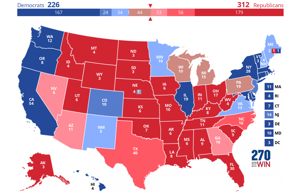 2024 Presidential Election Forecast Maps 270toWin