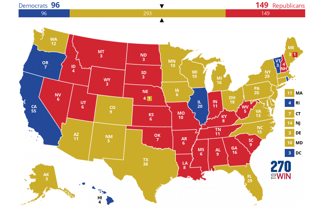 2024 Presidential Election Interactive Map