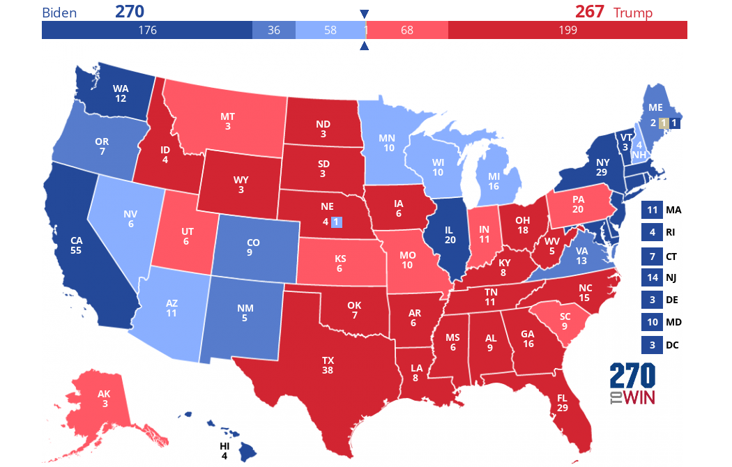 2024 Presidential Election Interactive Map