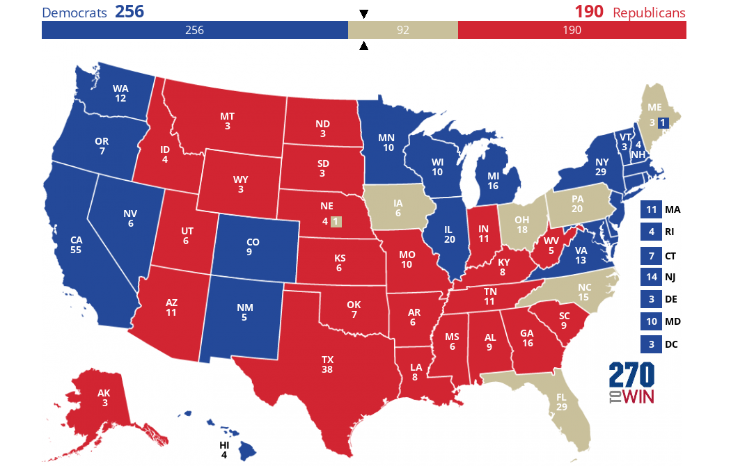 2024 Presidential Election Interactive Map