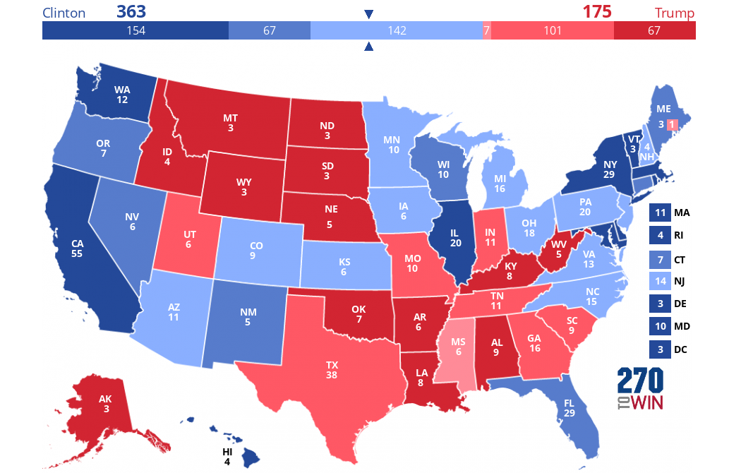 2024 Presidential Election Interactive Map