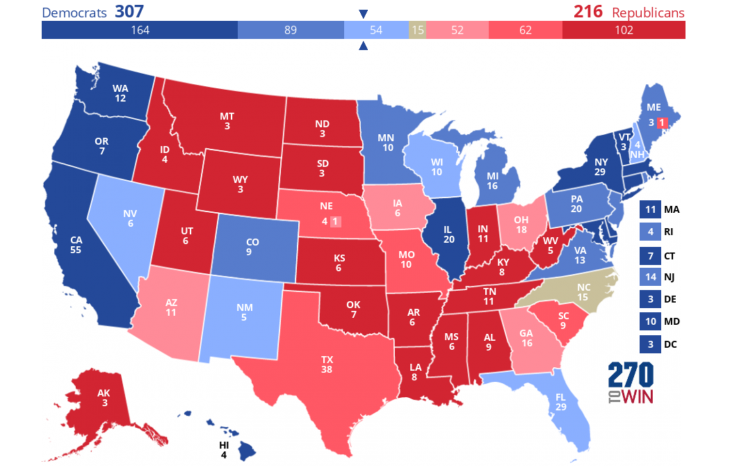 2024 Presidential Election Interactive Map