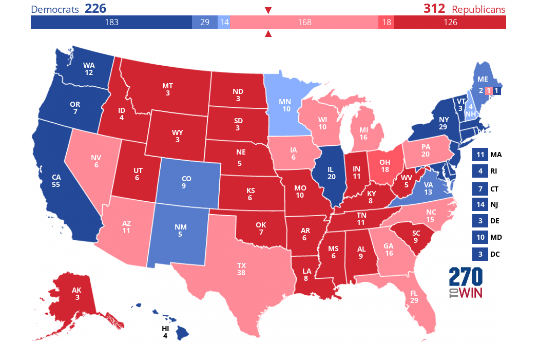 2024 Presidential Election Interactive Map