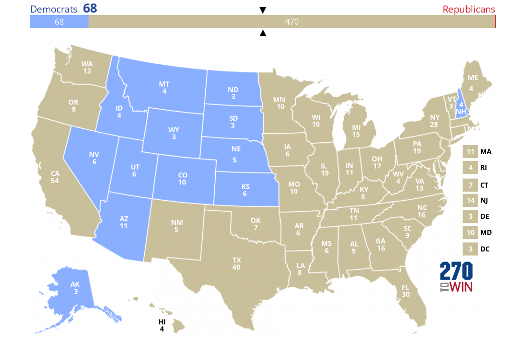 2025 Presidential Election Interactive Map