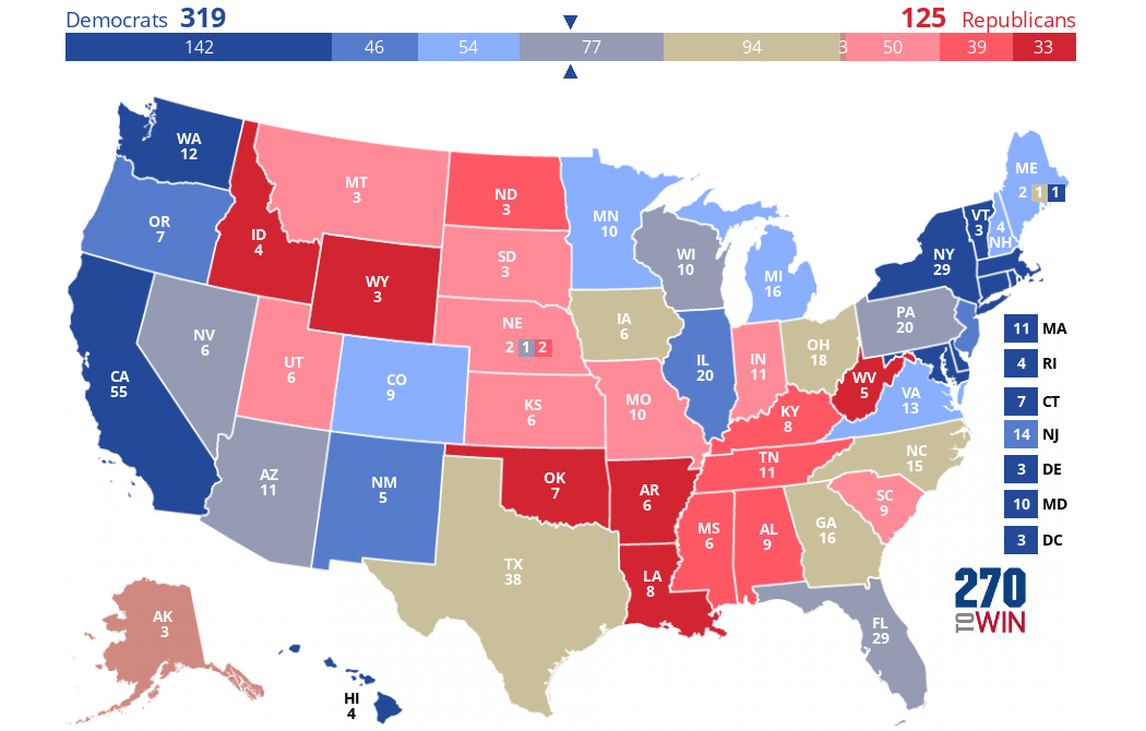 2024 Presidential Election Interactive Map