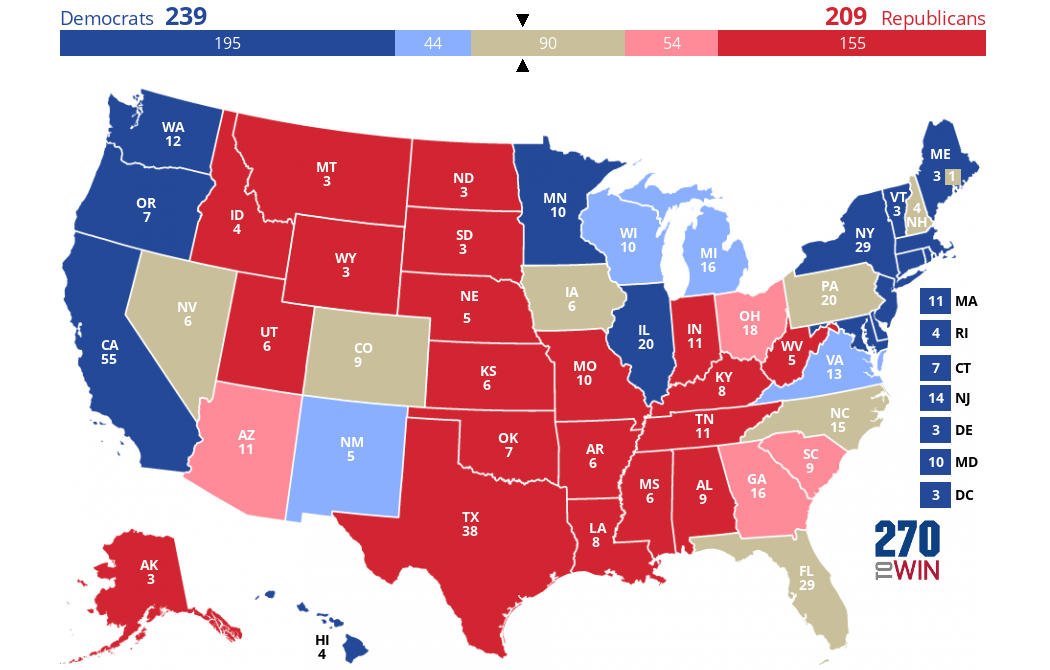 2024 Presidential Election Interactive Map