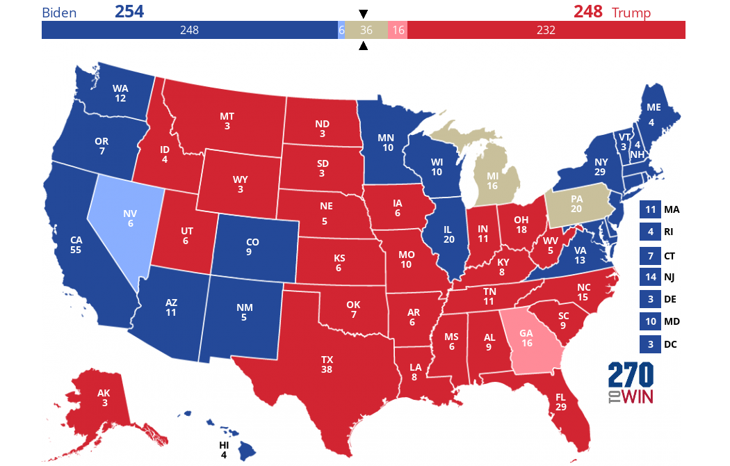 2024 Presidential Election Interactive Map