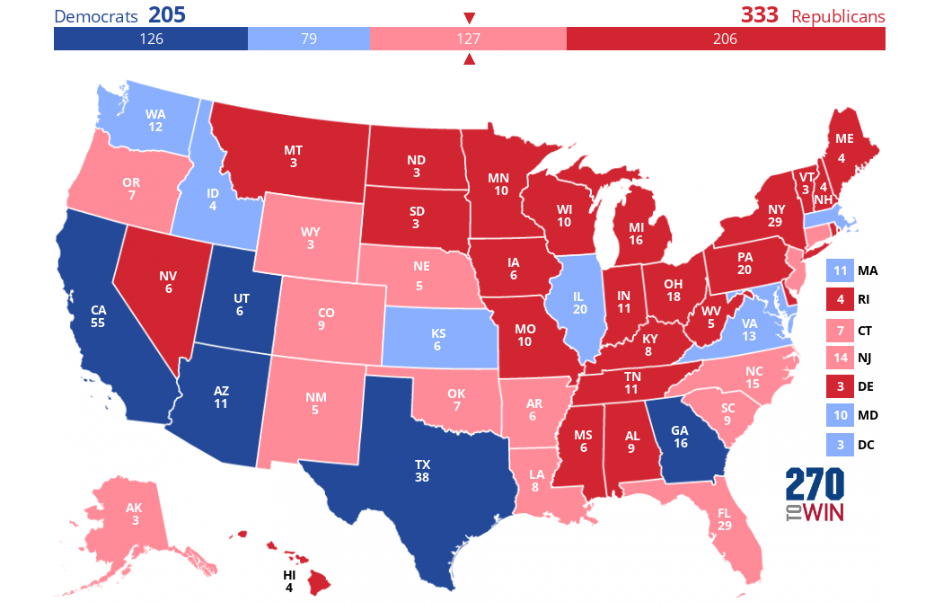 2024 Presidential Election Interactive Map