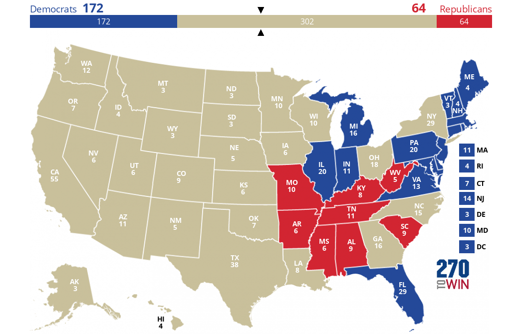 2024 Presidential Election Interactive Map