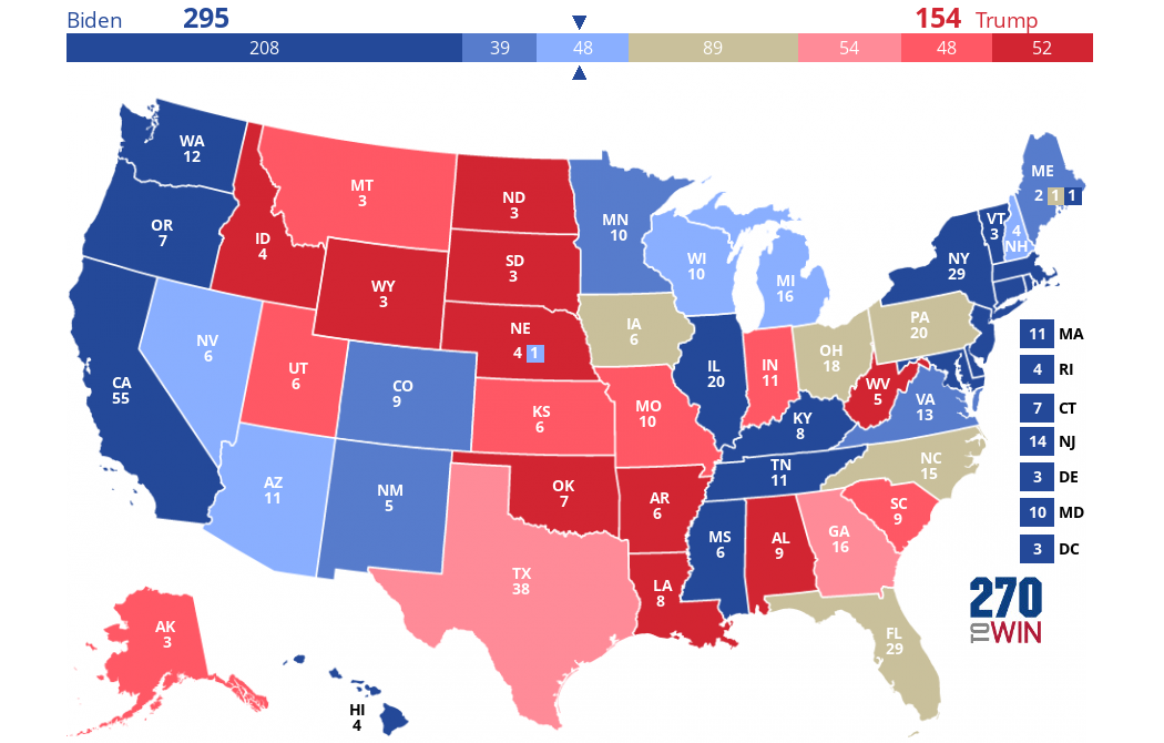 2025 Presidential Election Interactive Map