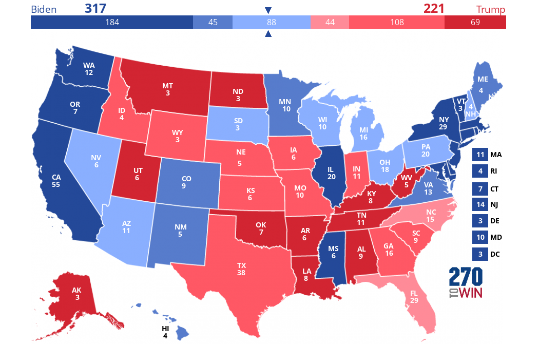 2024 Presidential Election Interactive Map