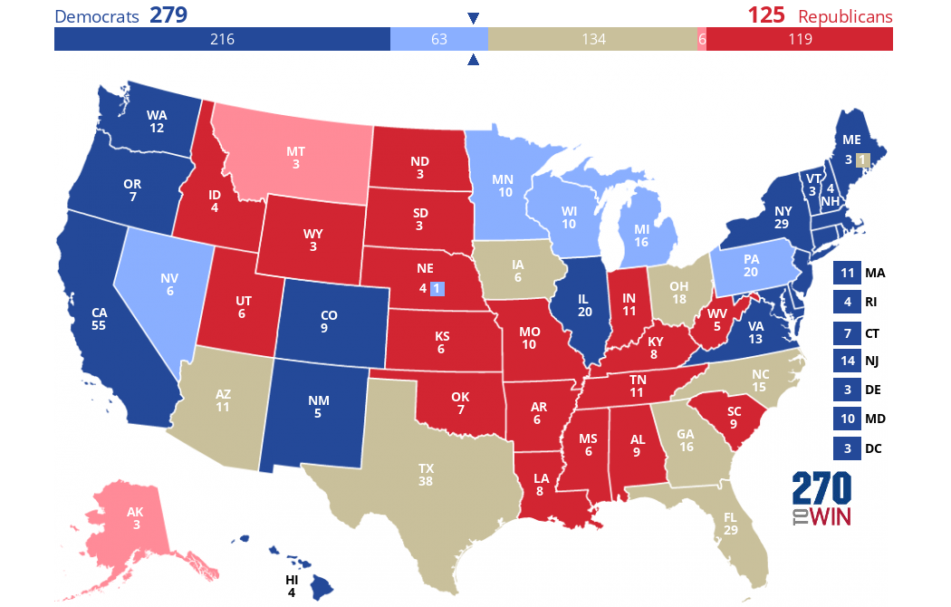 2024 Presidential Election Interactive Map