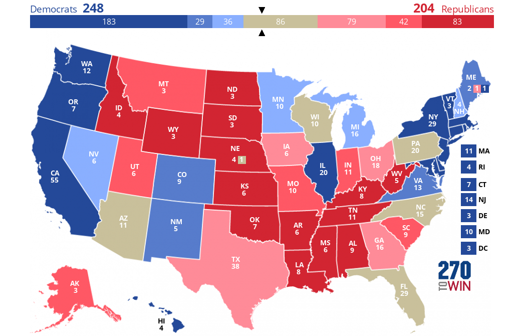 2024 Presidential Election Interactive Map