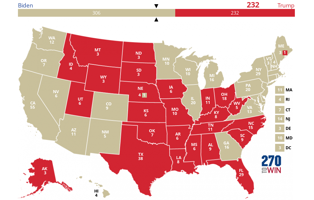 I Risultati Delle Elezioni Americane 2020 - Michele Simone