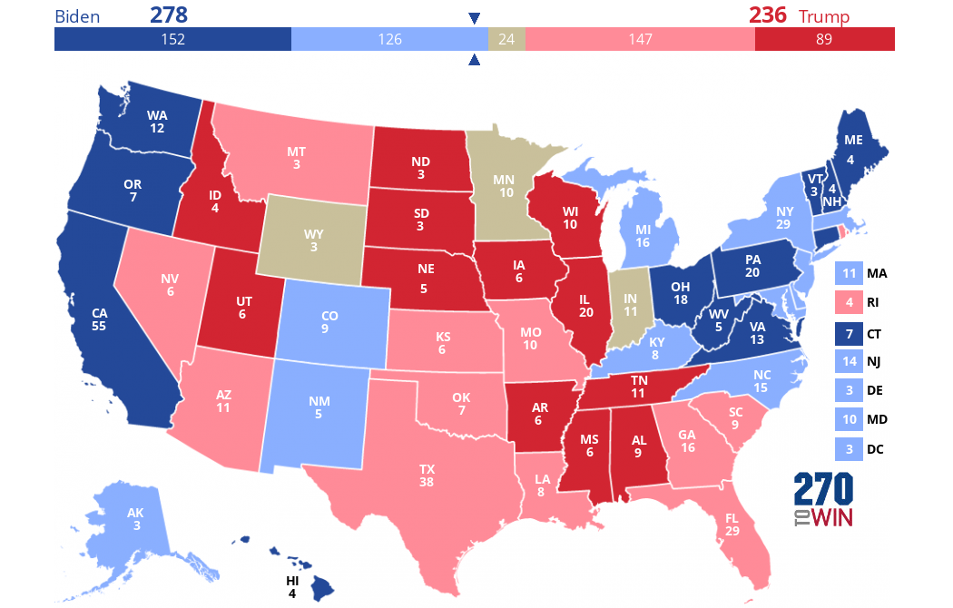 2024 Presidential Election Interactive Map