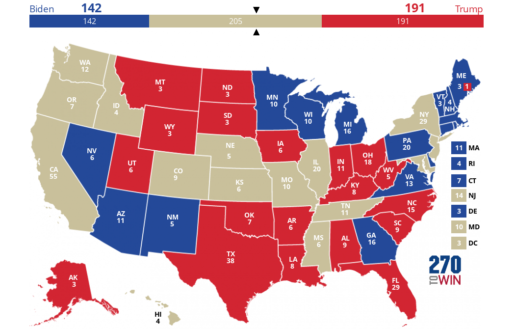 2024 Presidential Election Interactive Map