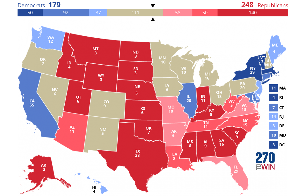 2024 Presidential Election Interactive Map