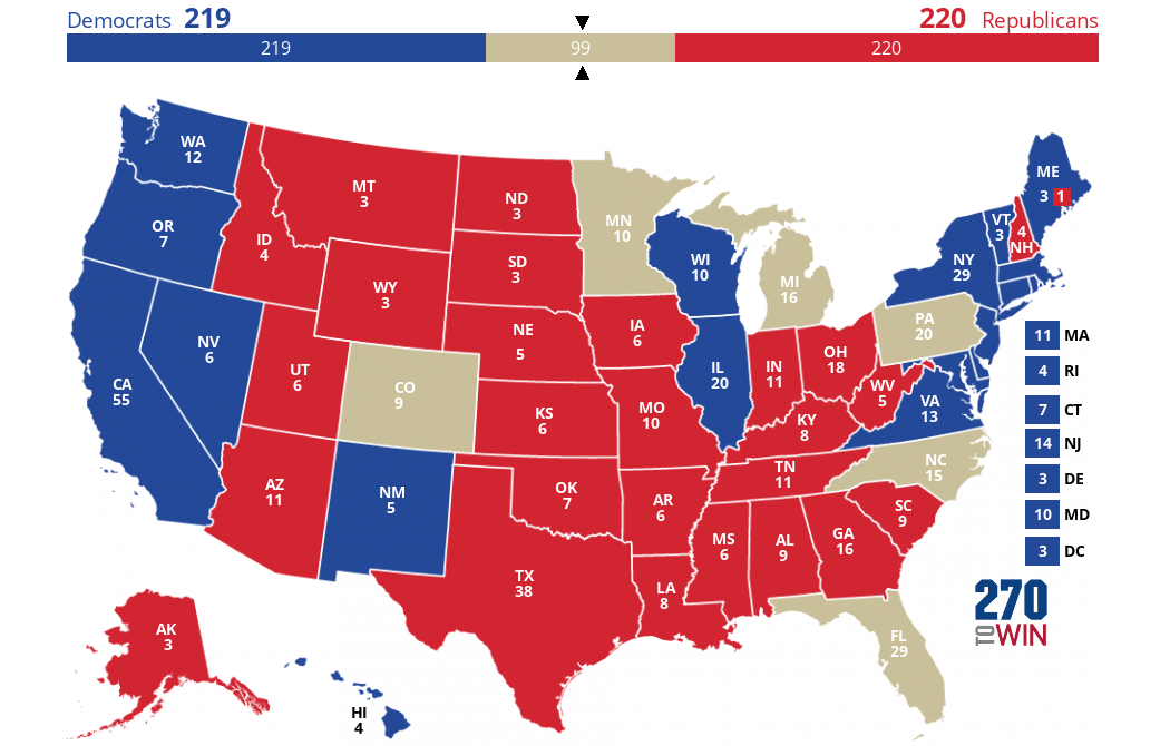 2024 Presidential Election Interactive Map