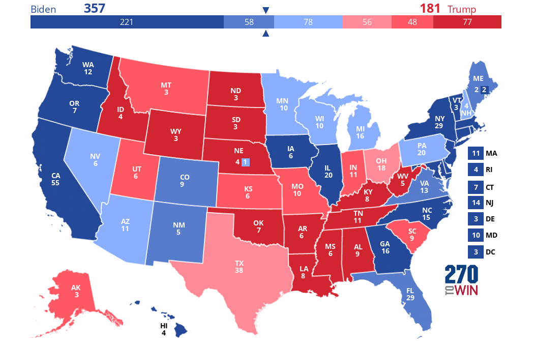 2024 Presidential Election Interactive Map