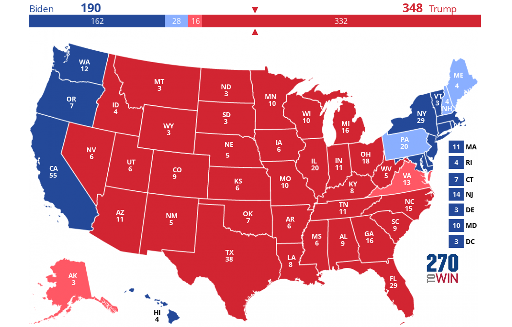 2024 Presidential Election Interactive Map