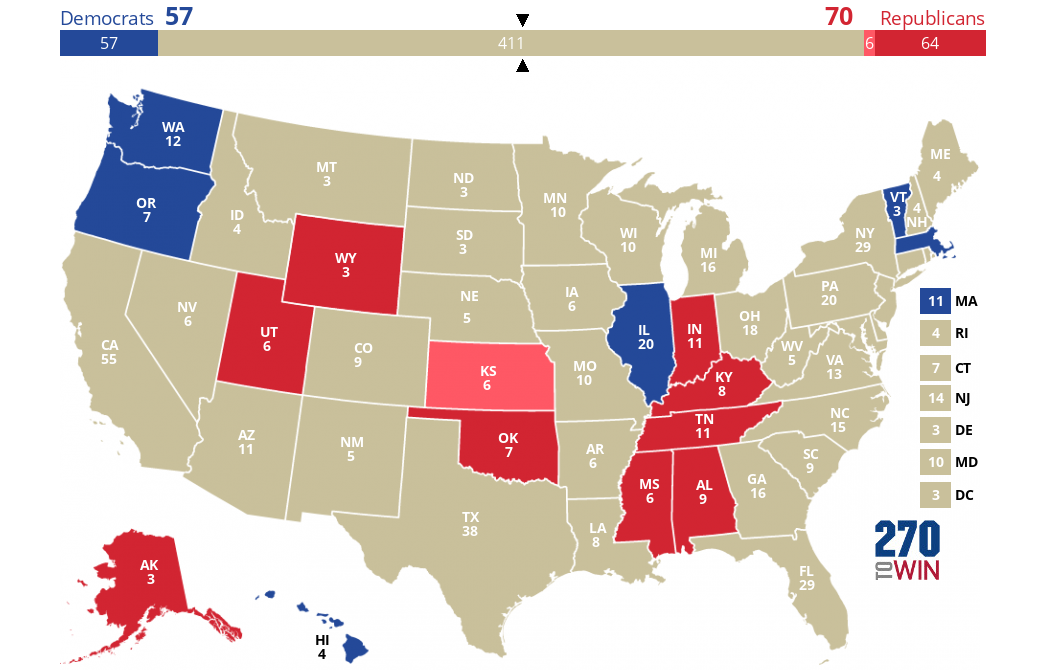 2024 Presidential Election Interactive Map