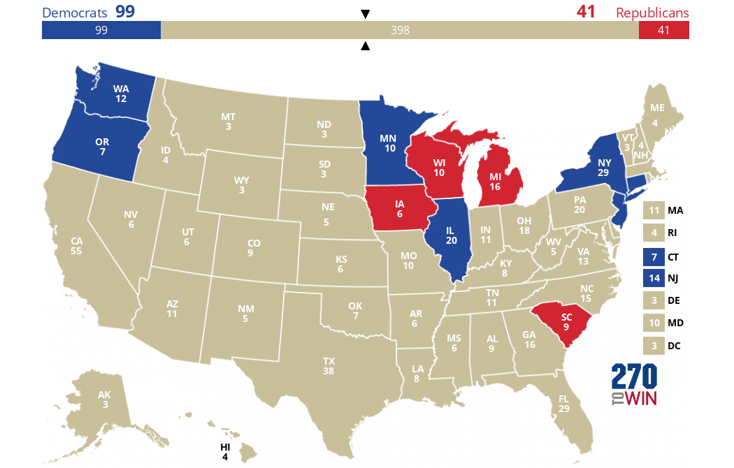 2024 Presidential Election Interactive Map