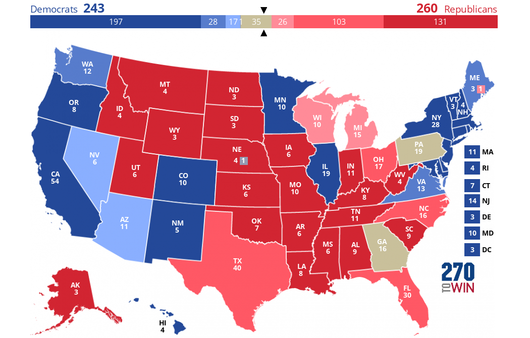 2024 Presidential Election Interactive Map