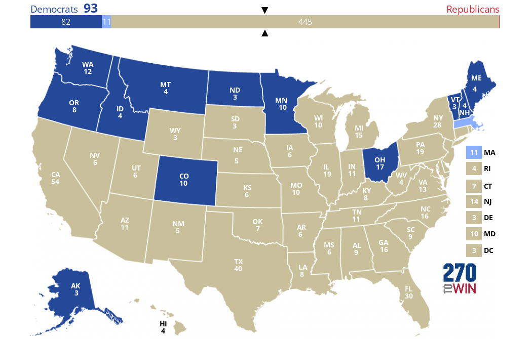 2024 Presidential Election Interactive Map