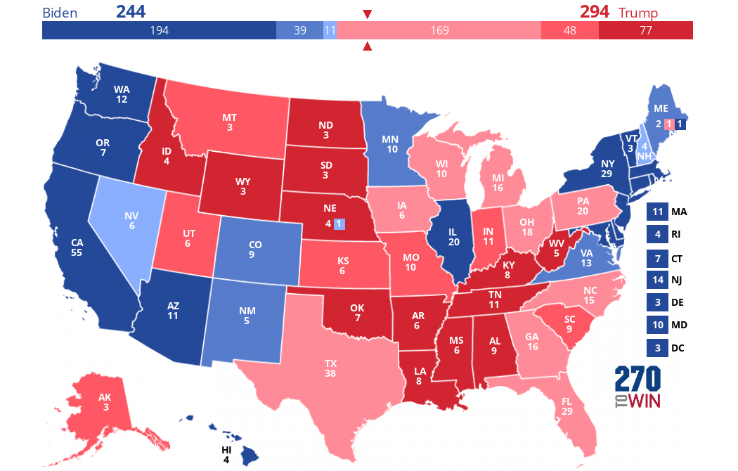 2024 Presidential Election Interactive Map