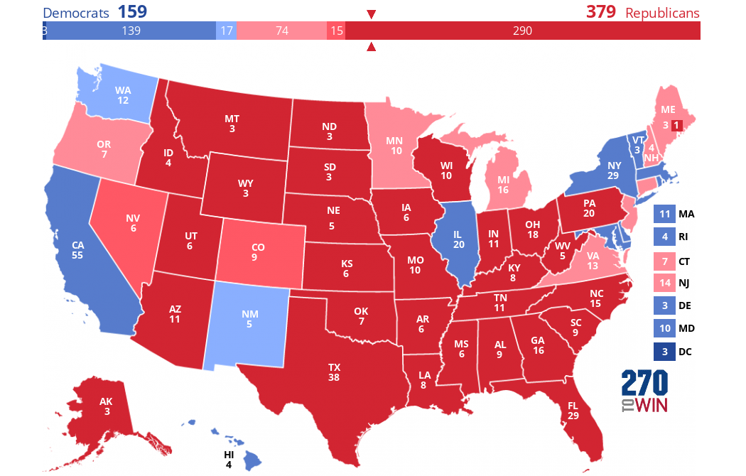 2024 Presidential Election Interactive Map