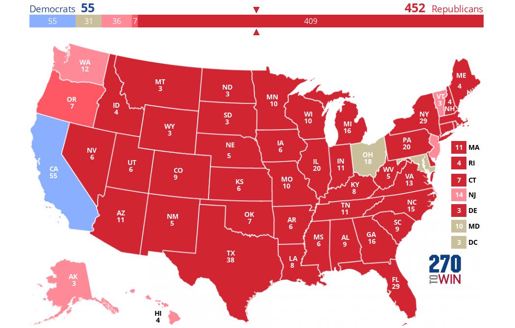 2025 Presidential Election Interactive Map