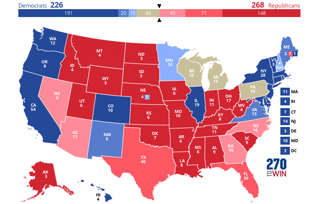 Cook Political Report 2024 Electoral College Ratings