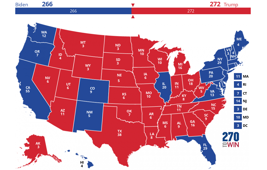 2020 Presidential Election Interactive Map