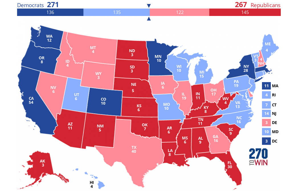 2024 Presidential Election Polls By State Lilas Carmelle