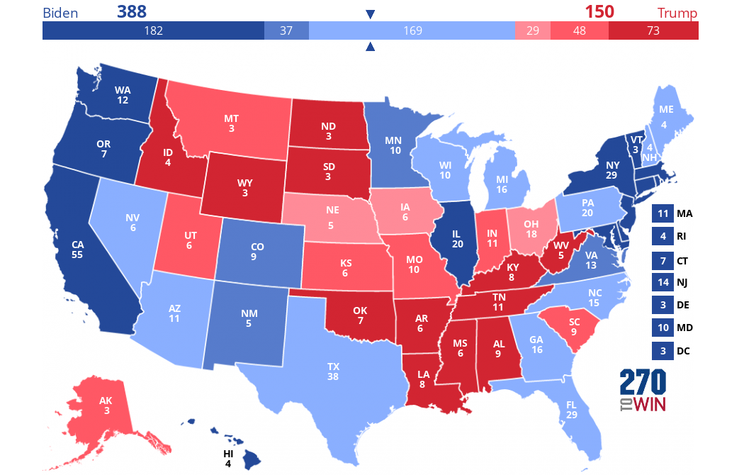 2024 Presidential Election Interactive Map