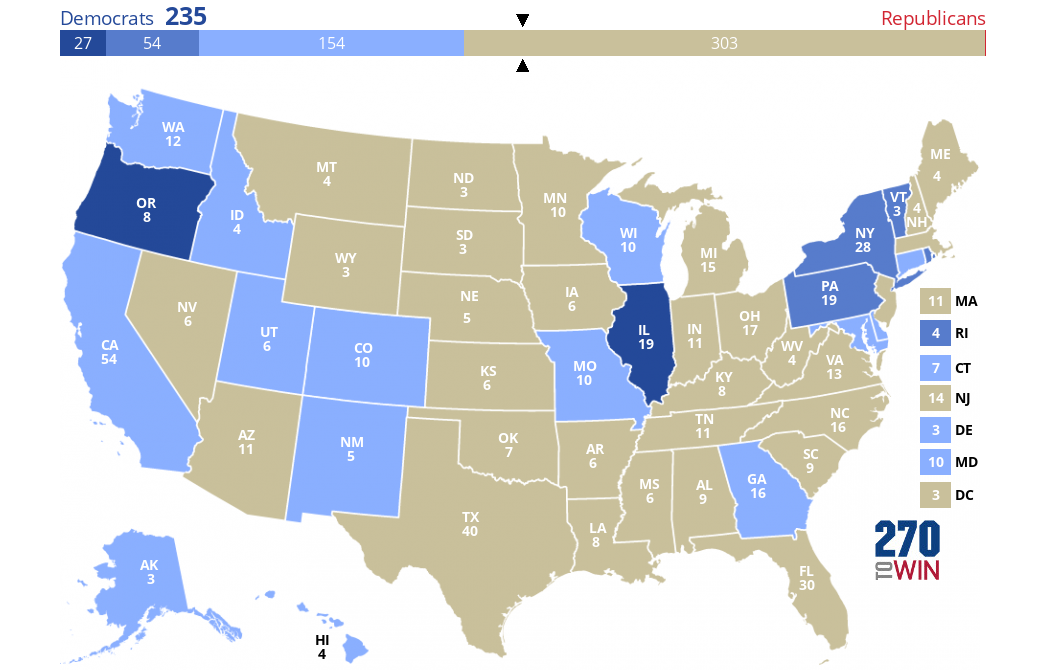 2024 Presidential Election Interactive Map