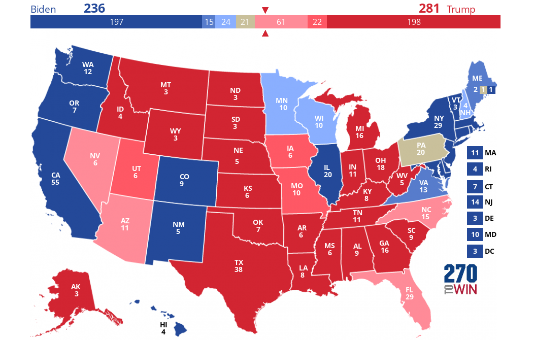 2024 Presidential Election Interactive Map