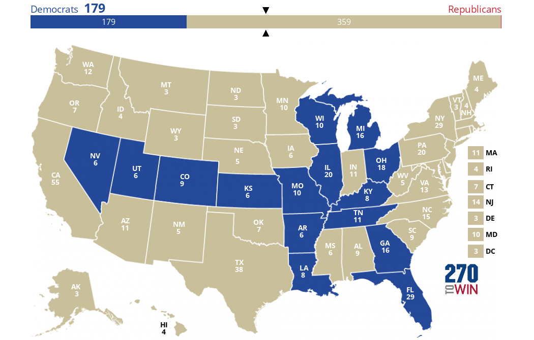 2024 Presidential Election Interactive Map