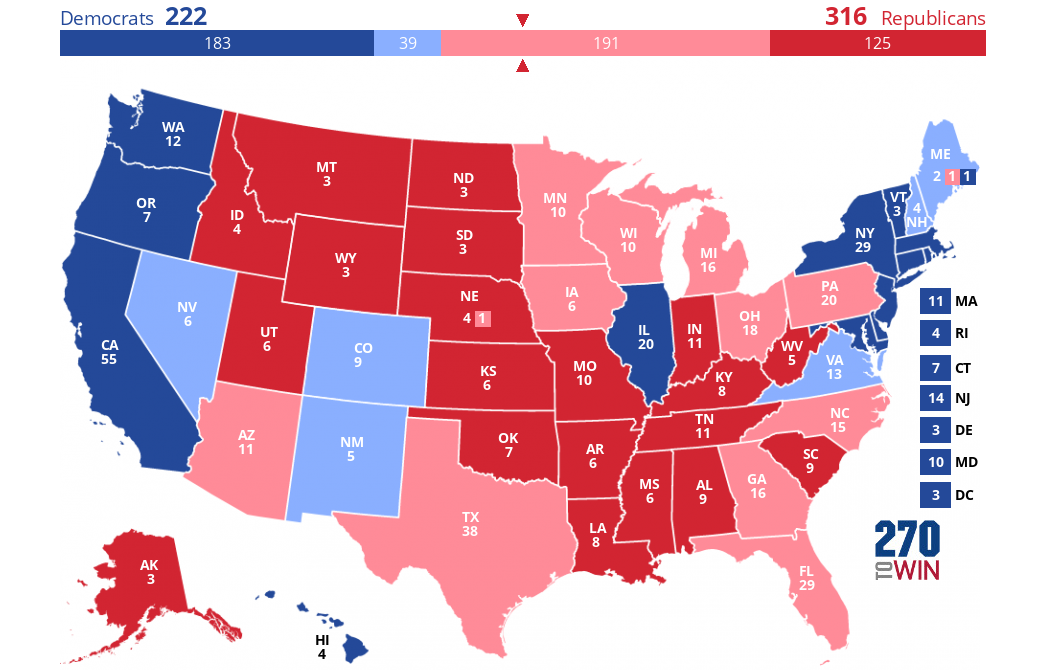 2024 Presidential Election Interactive Map