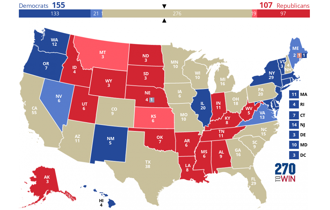 2024 Presidential Election Interactive Map