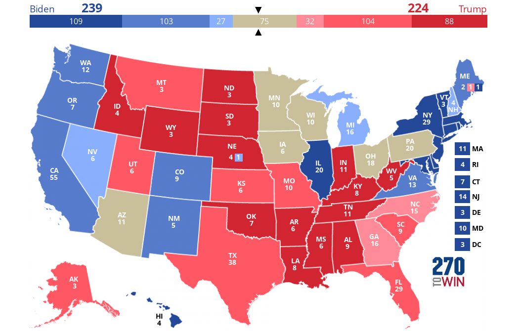 2024 Presidential Election Interactive Map