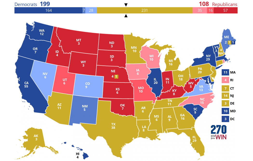 2024 Presidential Election Interactive Map