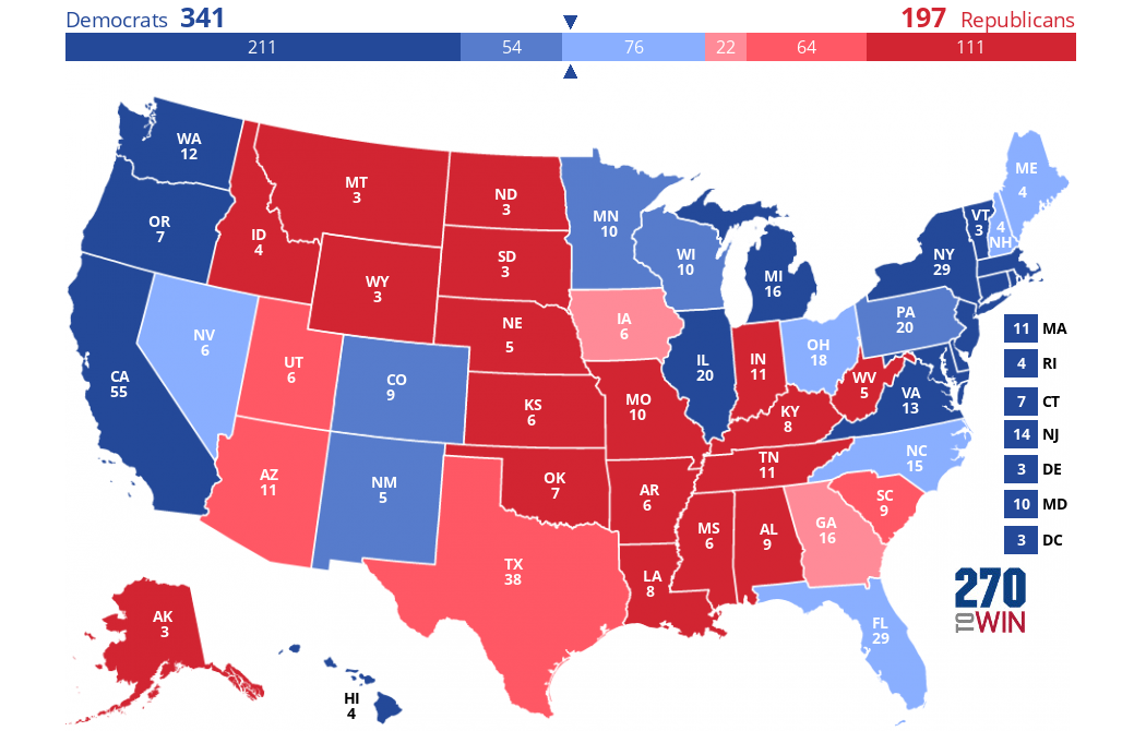 2020 Presidential Election Interactive Map