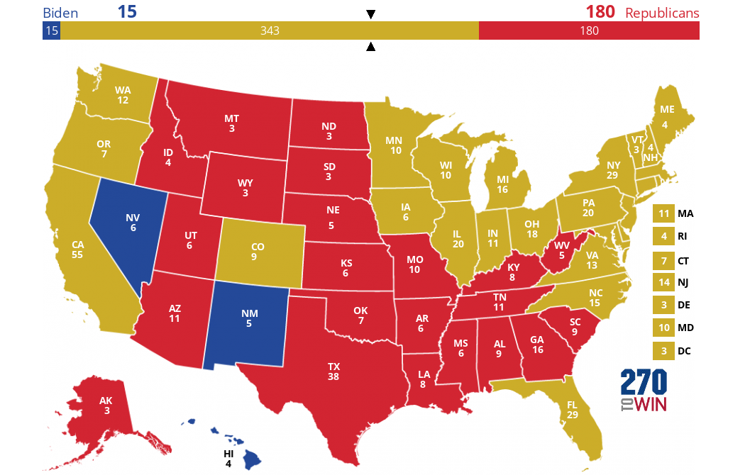 2024 Presidential Election Interactive Map