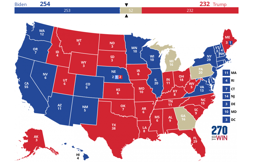 2024 Presidential Election Interactive Map