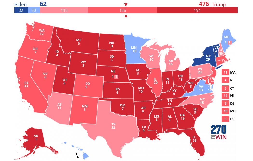 2024 Presidential Electoral Map